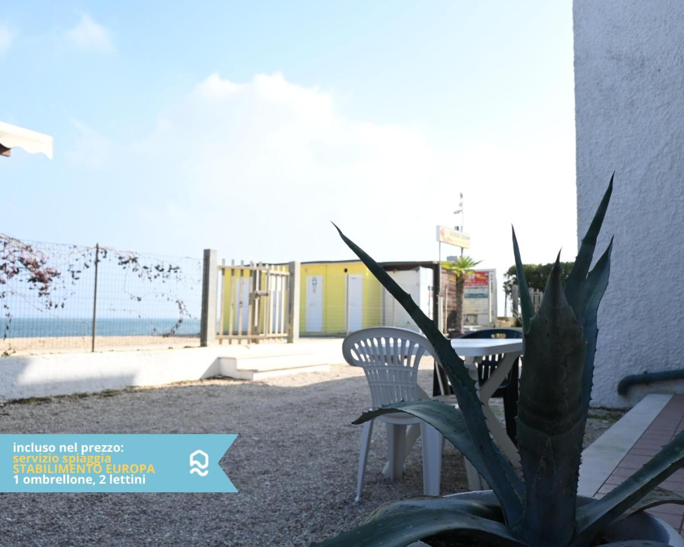Rs316 - Marcelli, Bilocale In Residence Fronte Mare Pt Exterior photo